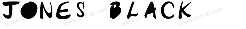 Jones Black字体转换